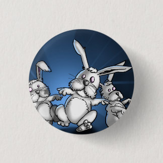 Zombie Bunnies Button