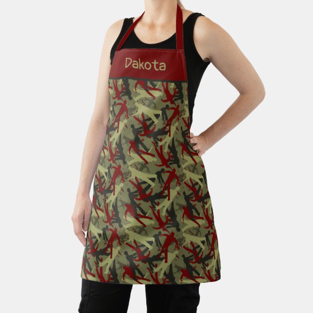 Zombie Camo Custom Apron (Insitu)