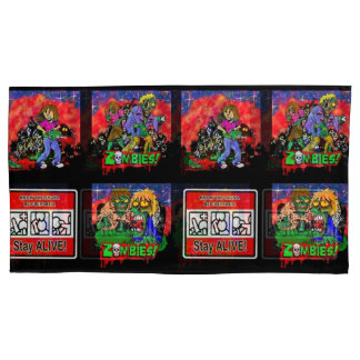 Zombie Cartoon Pattern Pillowcase
