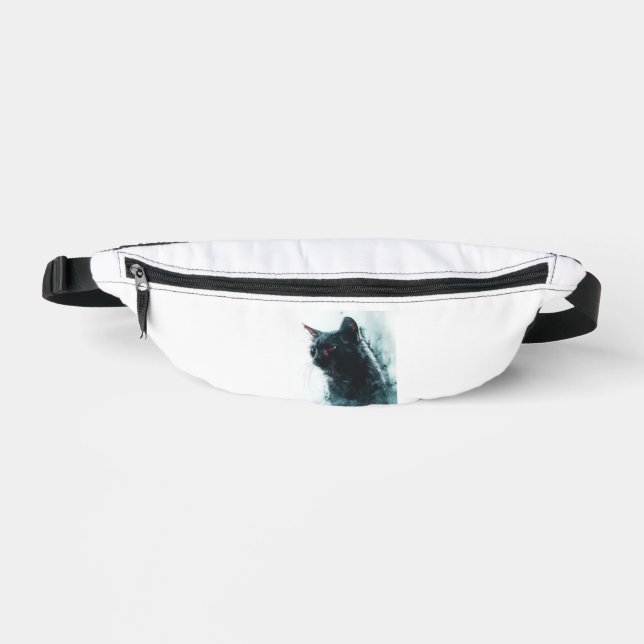 Zombie Cat Apocalypse Fanny Pack (Front)