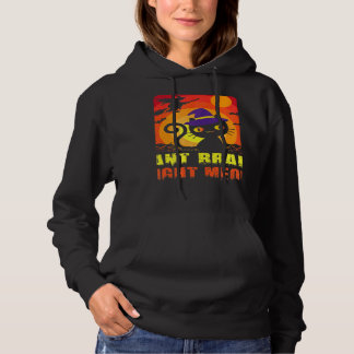 Zombie Cat Humorous Want Brain Right Meow Ee Hoodie