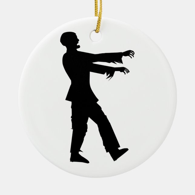 Zombie Ceramic Ornament (Front)