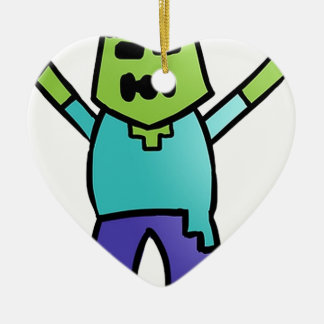 Zombie Ceramic Ornament