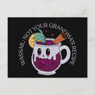 Zombie Christmas Wassail Postcard