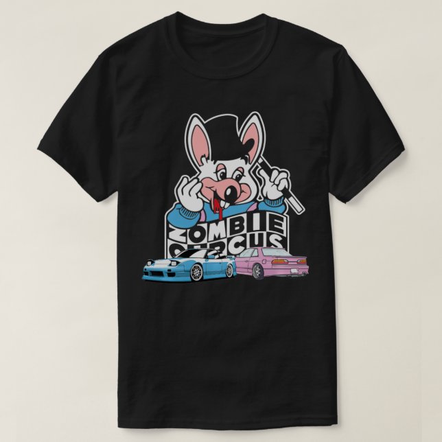 Zombie Circus Collective 240s Pullover  ,Black ,Sm (Design Front)
