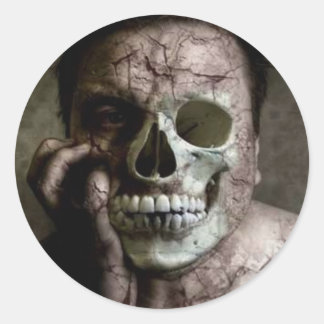 Zombie Classic Round Sticker