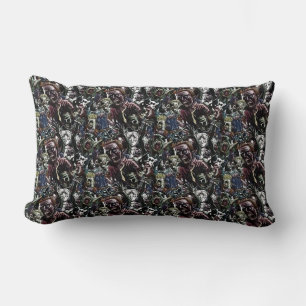 Zombie Cluster Lumbar Pillow