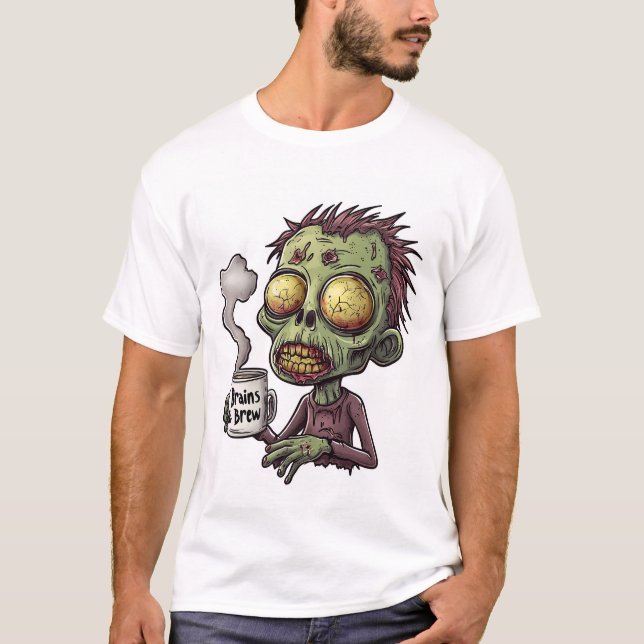  Zombie Coffee Time T-Shirt (Front)