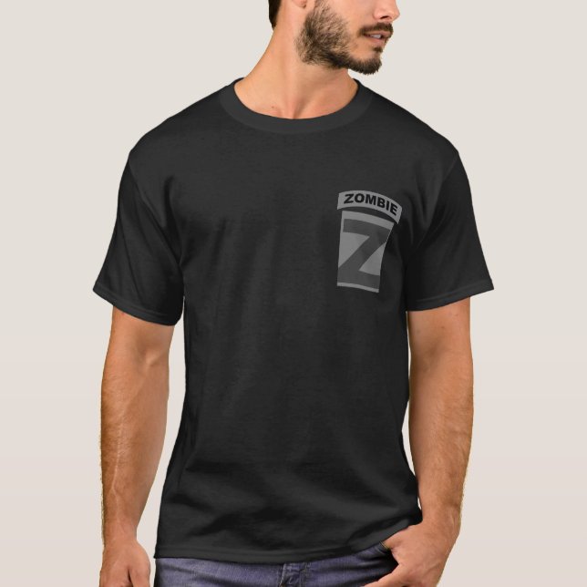 Zombie Combat School Instructor T-Shirt (Front)