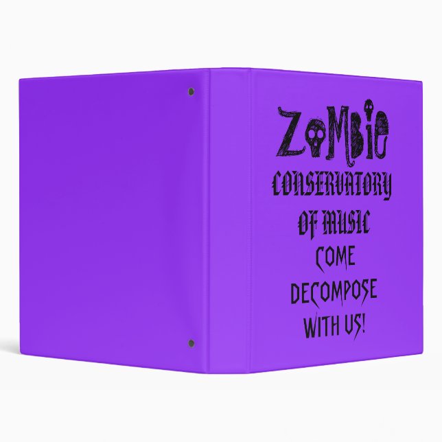 Zombie Conservatory of Music Binder (Background)