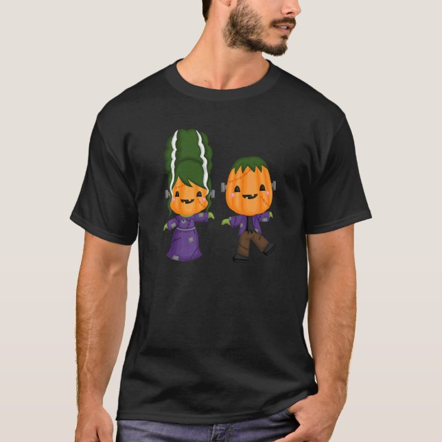Zombie couple matching couples family Halloween co T-Shirt (Front)