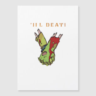 Zombie Couple Till Death Do Us Part Classic Style