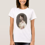 Zombie Cover T-Shirt<br><div class="desc">Pride & Prejudice & Zombies. Quirk Classics. A spin of Jane Austen's classic tale. Tangled relationships between lovers from different social classes in 19th century England is faced with a new challenge -- an army of undead zombies.</div>