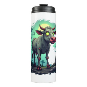 Zombie Cow Apocalypse Thermal Tumbler