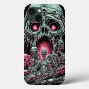 Zombie Creatures Sci-fi Horror Art iPhone 13 Case