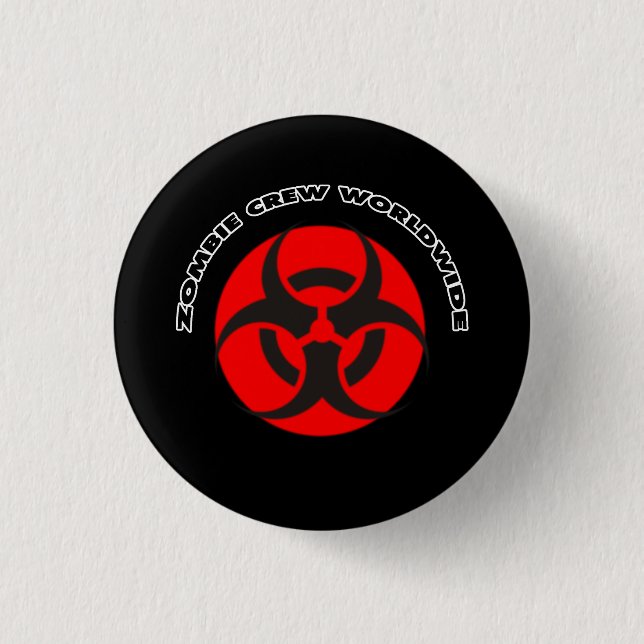 Zombie Crew Worldwide 1 Inch Round Button (Front)