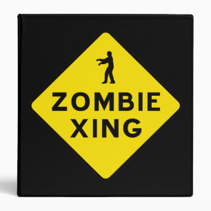 Zombie Crossing Binder