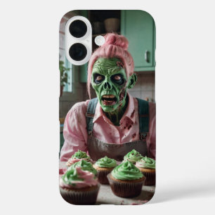 Zombie Cupcake Party iPhone 16 Case