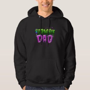 Zombie Dad Halloween Costume For Father Hoodie