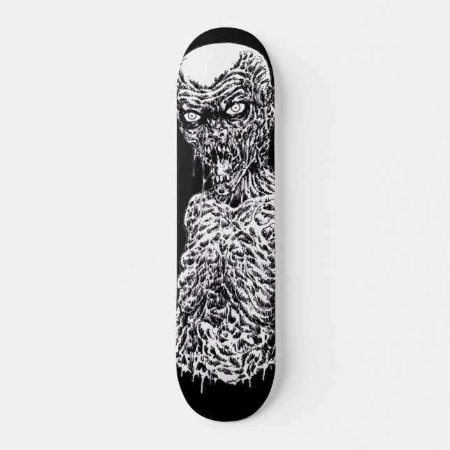 Zombie Death Metal Deck Skateboard (Front)