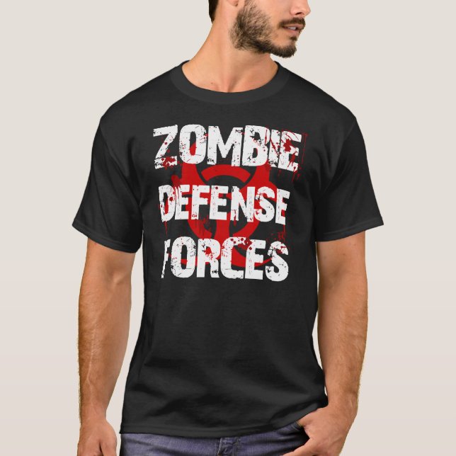 ZOMBIE DEFENSE FORCES T-Shirt (Front)
