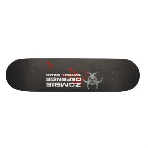 Zombie Defense Tactical Squad board - black Skateboard