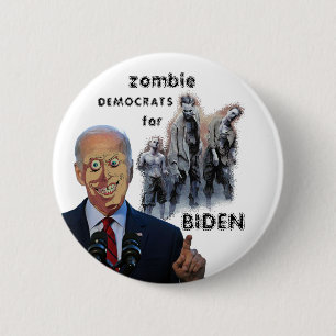 zombie Democrats for Biden 2 Inch Round Button