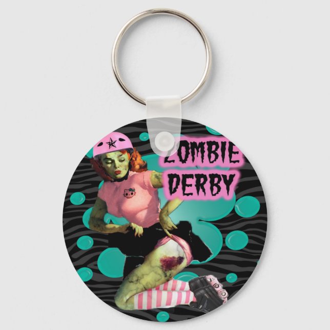 Zombie Derby Keychain (Front)