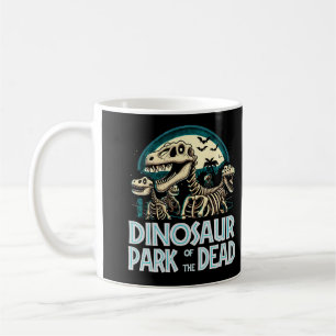 Zombie Dinosaur Park of the Dead Funny Halloween Coffee Mug