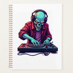 Zombie DJ � Music Festival Halloween Tee Planner