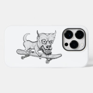 Zombie Dog , My little Lovely Dog on Skateboard Case-Mate iPhone 14 Pro Case