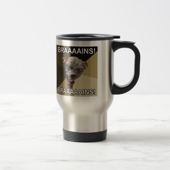 Zombie Dog Travel Mug (Right)