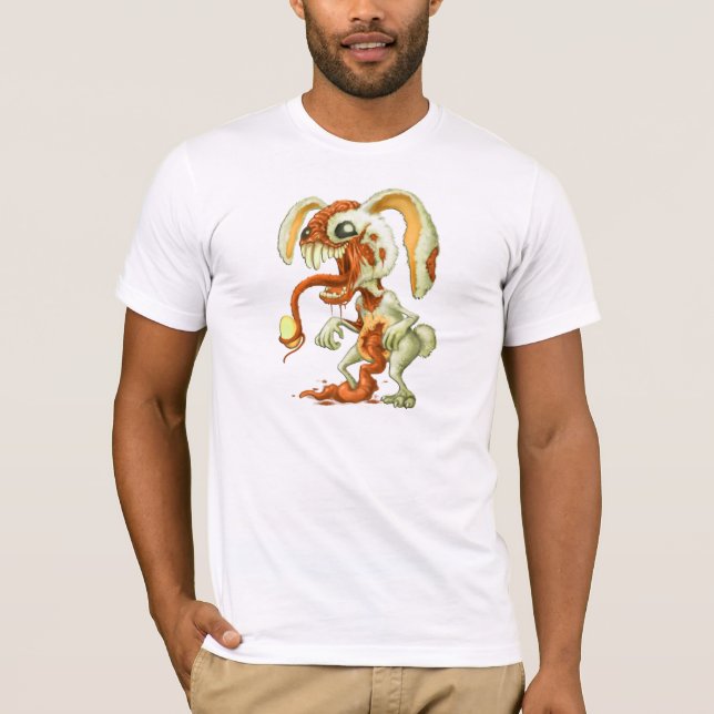 Zombie Easter Bunny T-Shirt (Front)