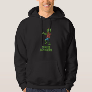 Zombie Eat Brains Halloween Scary Zombies   Hoodie