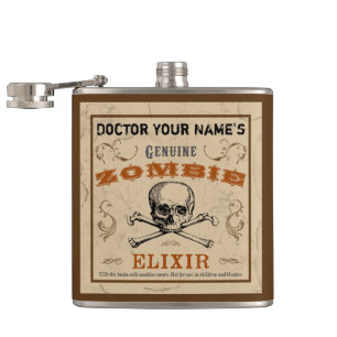 Zombie Elixir Customizable Flask