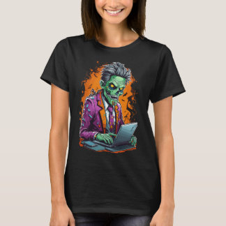 Zombie en la Cubicle | Halloween T-Shirt
