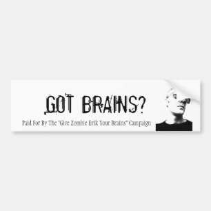 Zombie Erik Bumper Sticker