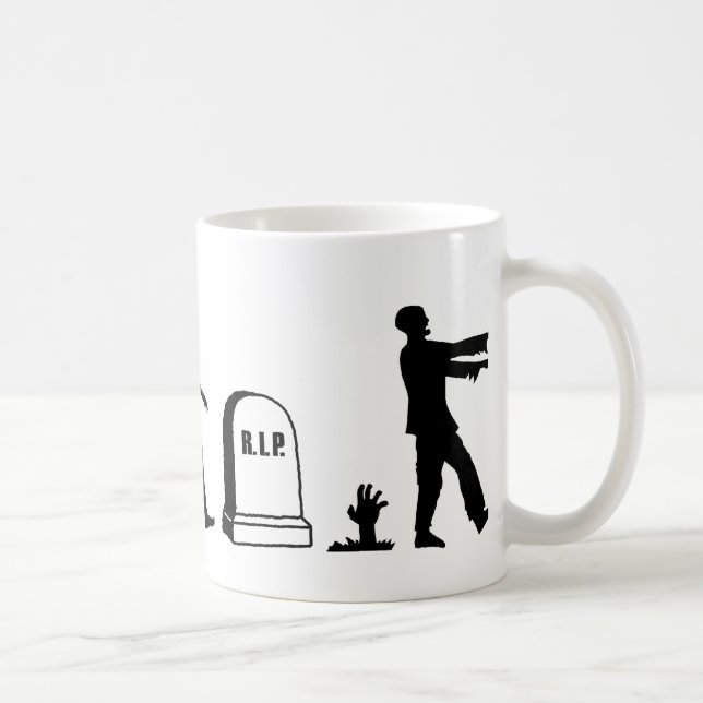 Zombie Evolution Coffee Mug (Right)