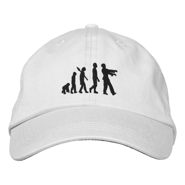 Zombie Evolution Embroidered Hat (Front)