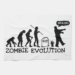Zombie Evolution Kitchen Towel