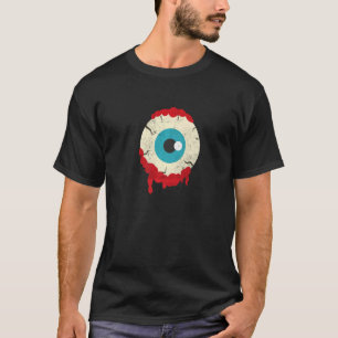 Zombie Eyeball Halloween Party Scary Zombies Famil T-Shirt