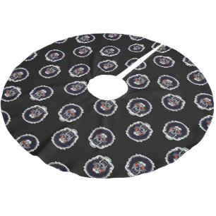 Zombie Face Brushed Polyester Tree Skirt