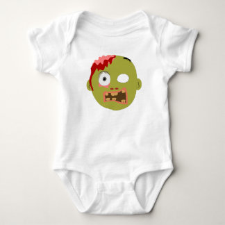 Zombie face Expressions Baby Bodysuit