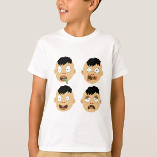 Zombie face Expressions T-Shirt