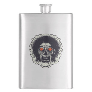 Zombie Face Hip Flask