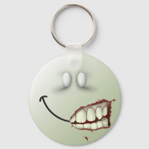 Zombie Face Keychain