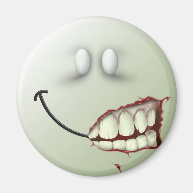 Zombie Face Magnet (Front)