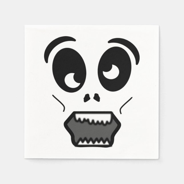 ZOMBIE FACE NAPKIN (Front)