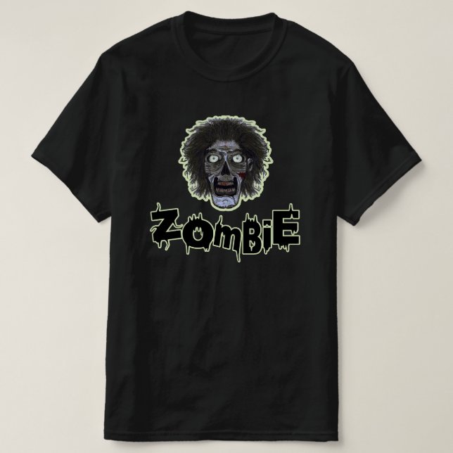 ZOMBIE Face T-Shirt (Design Front)