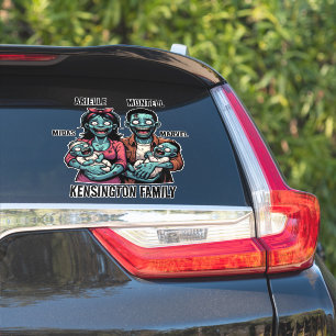 Zombie Family with Twin Boys   Funny Halloween 